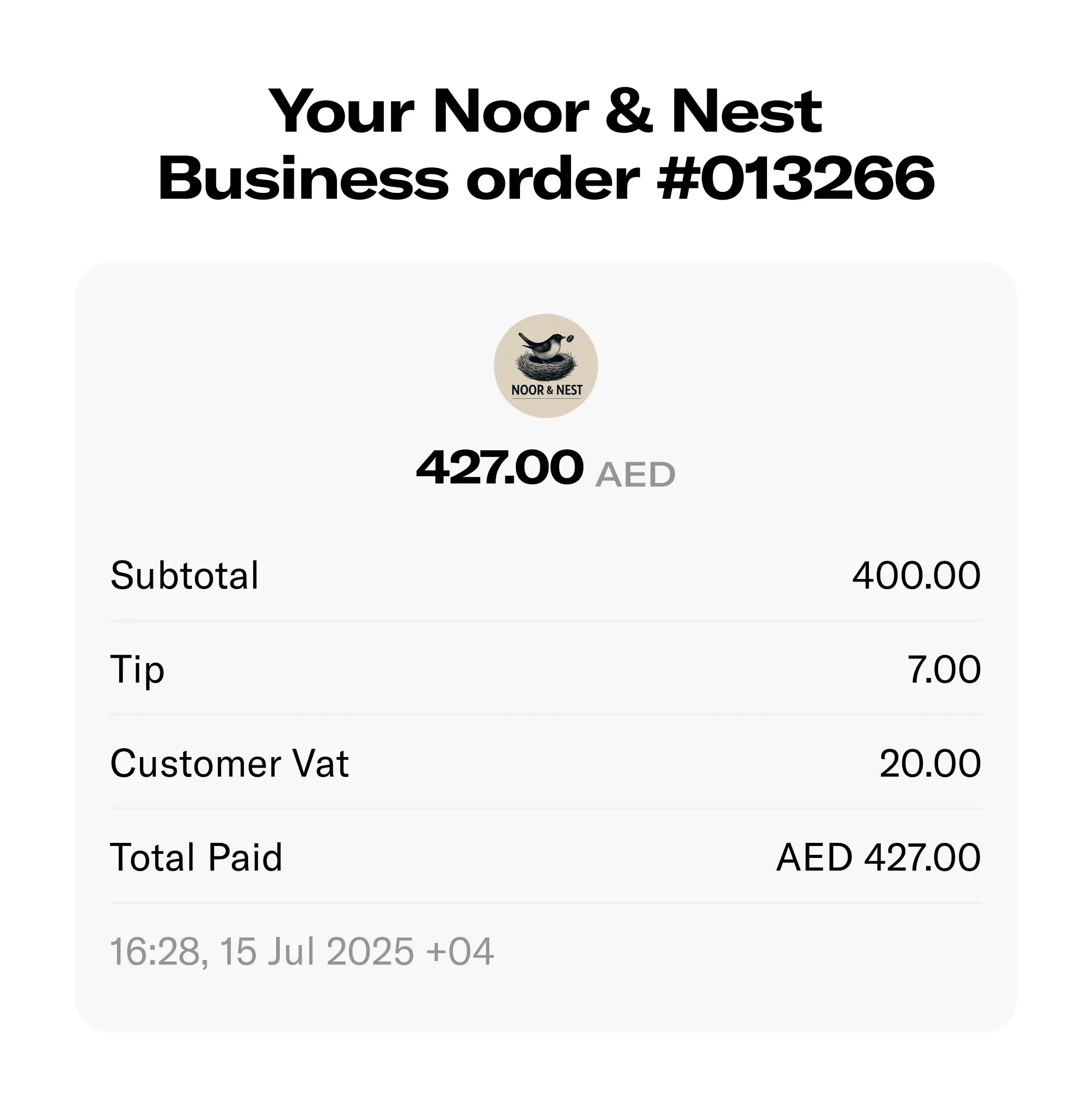 Invoice Example