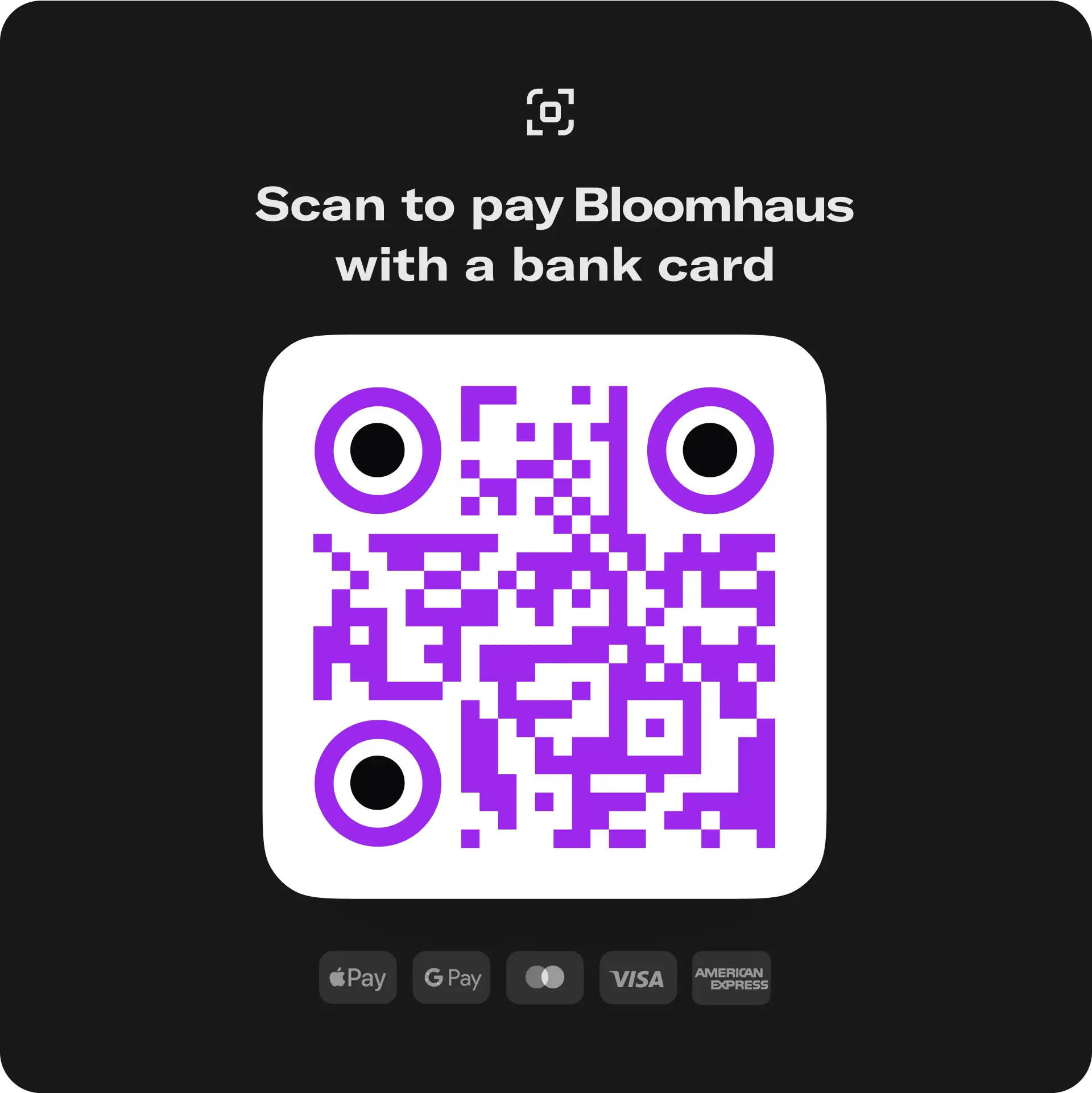 QR Code in App